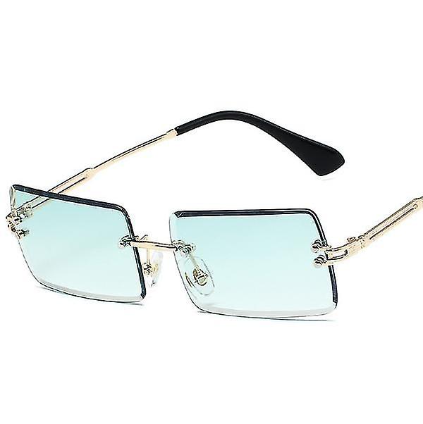 Sunglasses Rimless Square, Small Rectangle Fashion Sunglasses