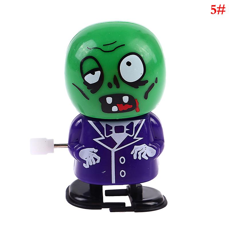Unbrand Halloween Wind Up Toy Pumpkin Eye Witch Vampire Jump Walking Clockwork Party Toy Multi-color