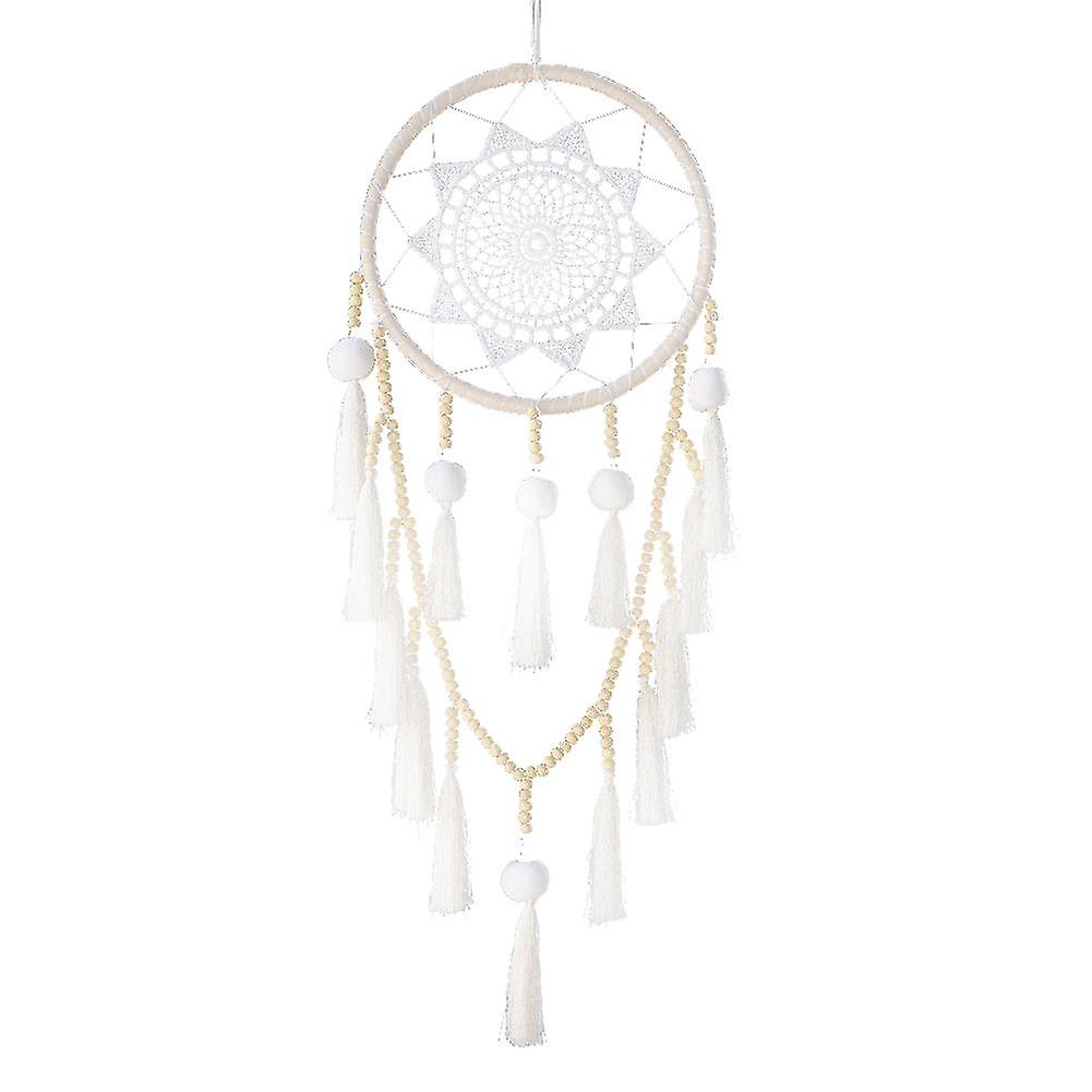 Macrame Hanging Catcher Lar Hball (beads With Tassel)