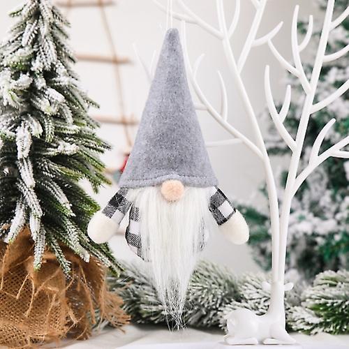 6 Pcs Christmas Decorations Dolls Faceless Elderly Dolls Window Decorations