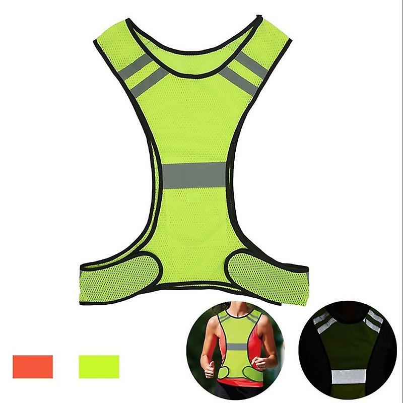 1 Pc Reflective Bike Reflective Vest with Reflective Strip Reflective Vest with Pocket Reflective Safety Vest for Jogging Cycling Hiking