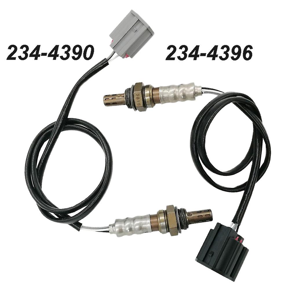 2pcs O2 Oxygen Sensor for Mazda 5 2.3L 2006-2007 Mazda 3 2.0L 2.3L 2004 2005 Upstream Downstream 4 Wires 234-4396 234-4390