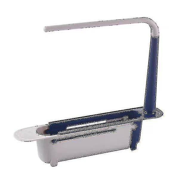 Sink Telescopic Shelf Kitchen Supplies Multifunctional Pull out Storage Rack Can Hang Sink Dishwashi