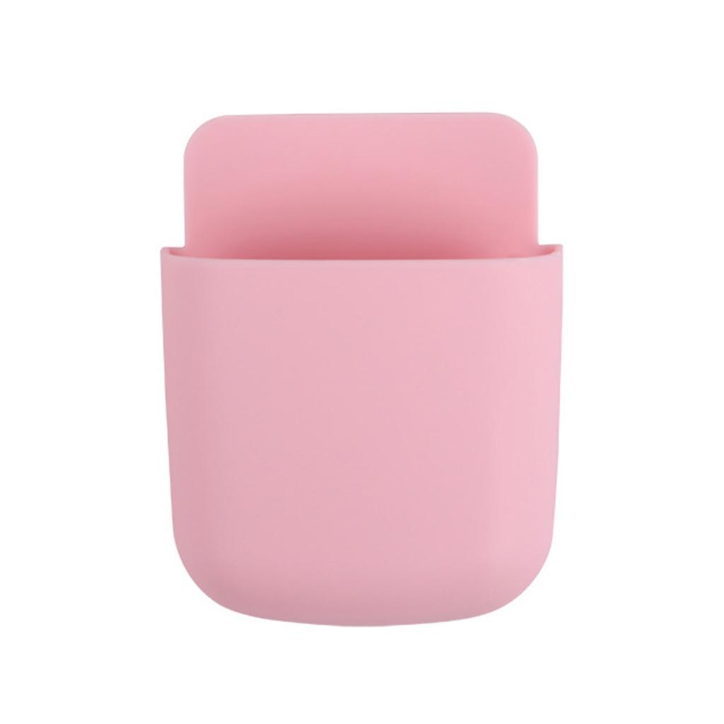 Wall-Mounted Support Bathroom Makeup Storage Box Adhesive Organizer Durable