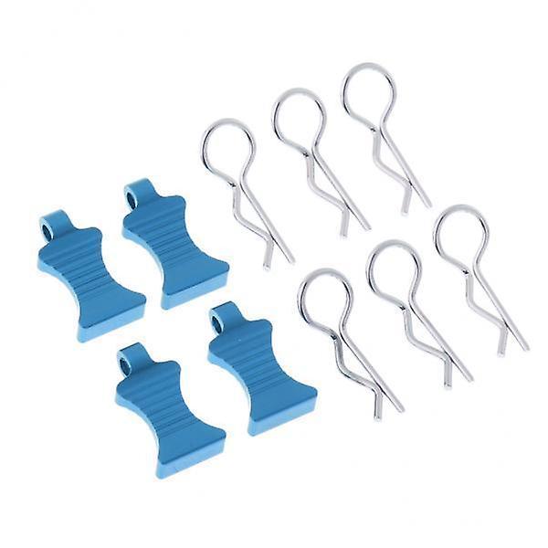 2x1/8 1/10 RC Buggy Bodyshell Clips Pins for Redcat HPI HSP  6Pcs Blue