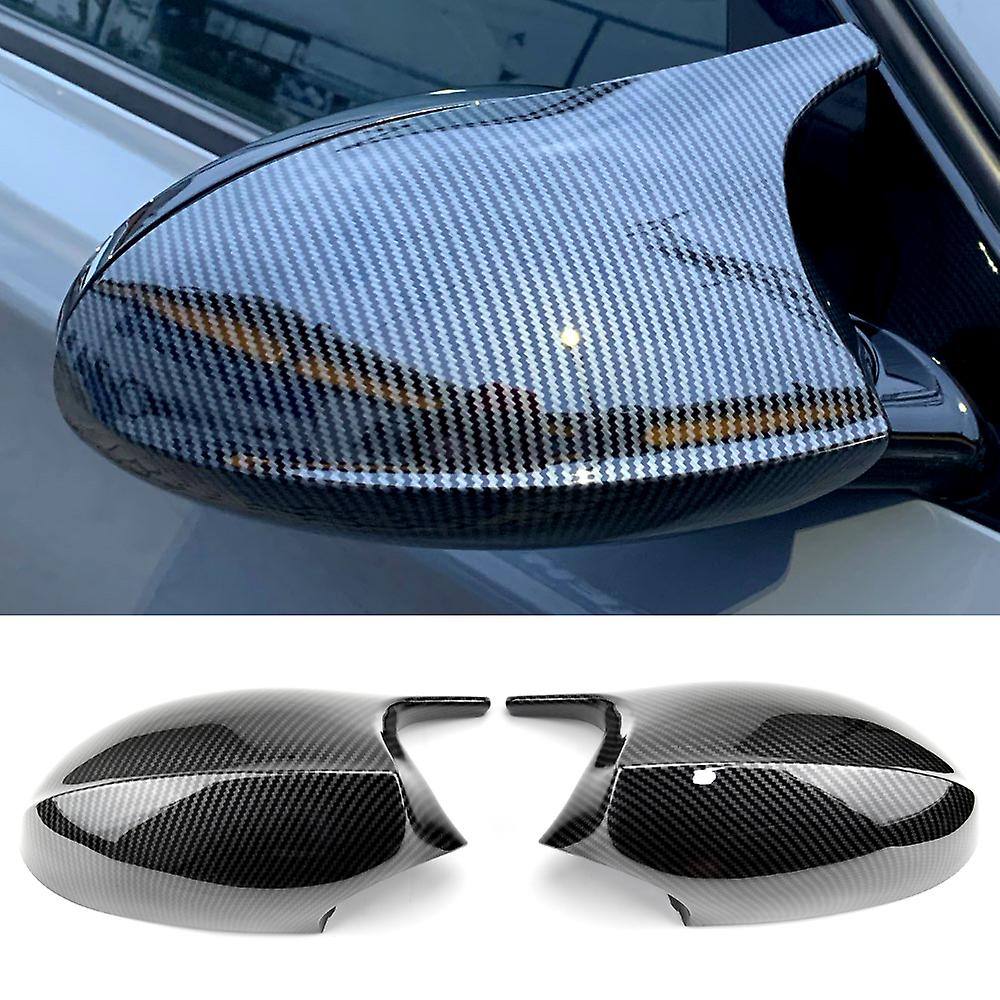 Replacement Rearview Side Mirror Covers Cap For Bmw E90 E91 E92 E93 E81 E87 E82 E88 3 1 Series M Accessories Carbon Fiber Gloss