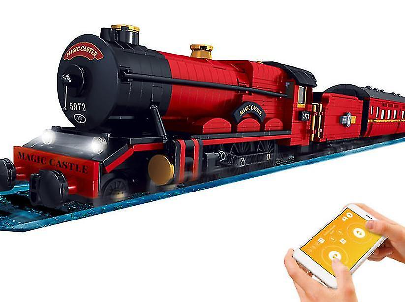 High Tech The Motorized Magic Remote Control Train Model Building Blocks Assembly Bricks Kids Toys