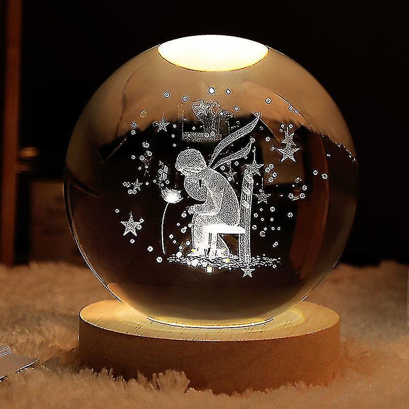 Ball Ornament Small Lamp Bedside Lamp Graduation Rechargeable