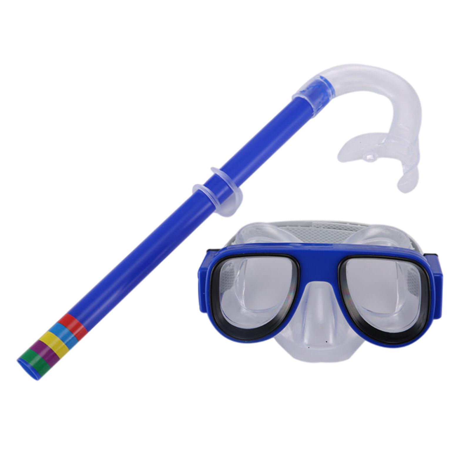 Snorkel Mask Set Scuba Diving Underwater Swimming Anti Goggles Fog Child Kids