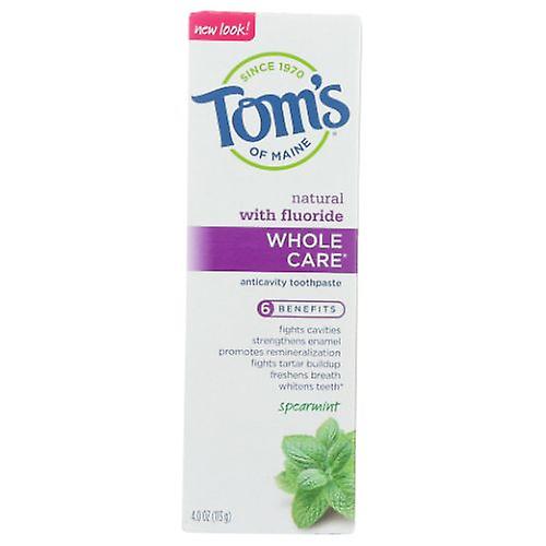 Tom's Of Maine Wholecare Zahnpasta, Spearmint 4 Oz (2er Pack)