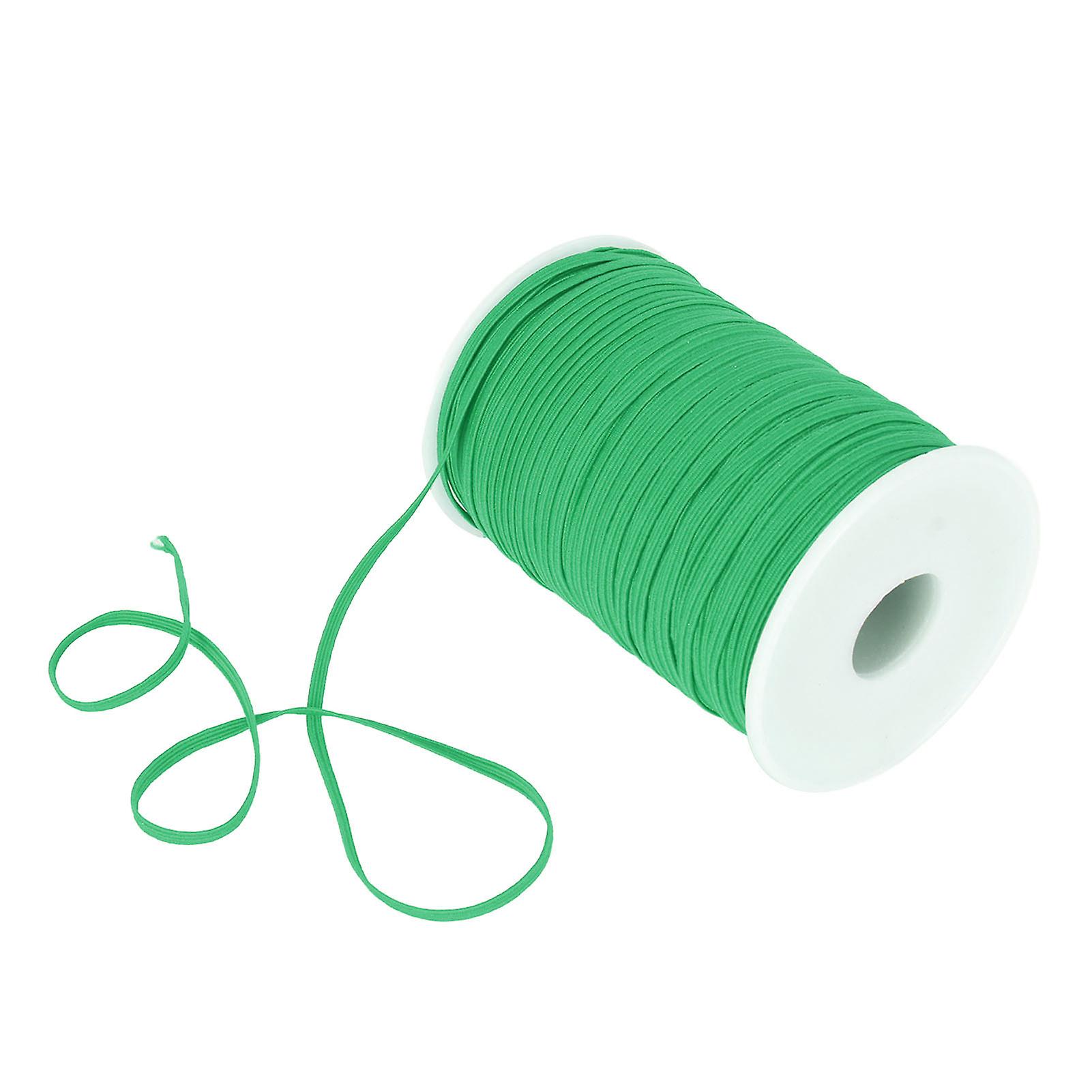 Elastic Cord 50 Yards 0.1in Wide Soft Flexible Nylon Breathable Washable Bracelet String for Handicraft DIY Beads