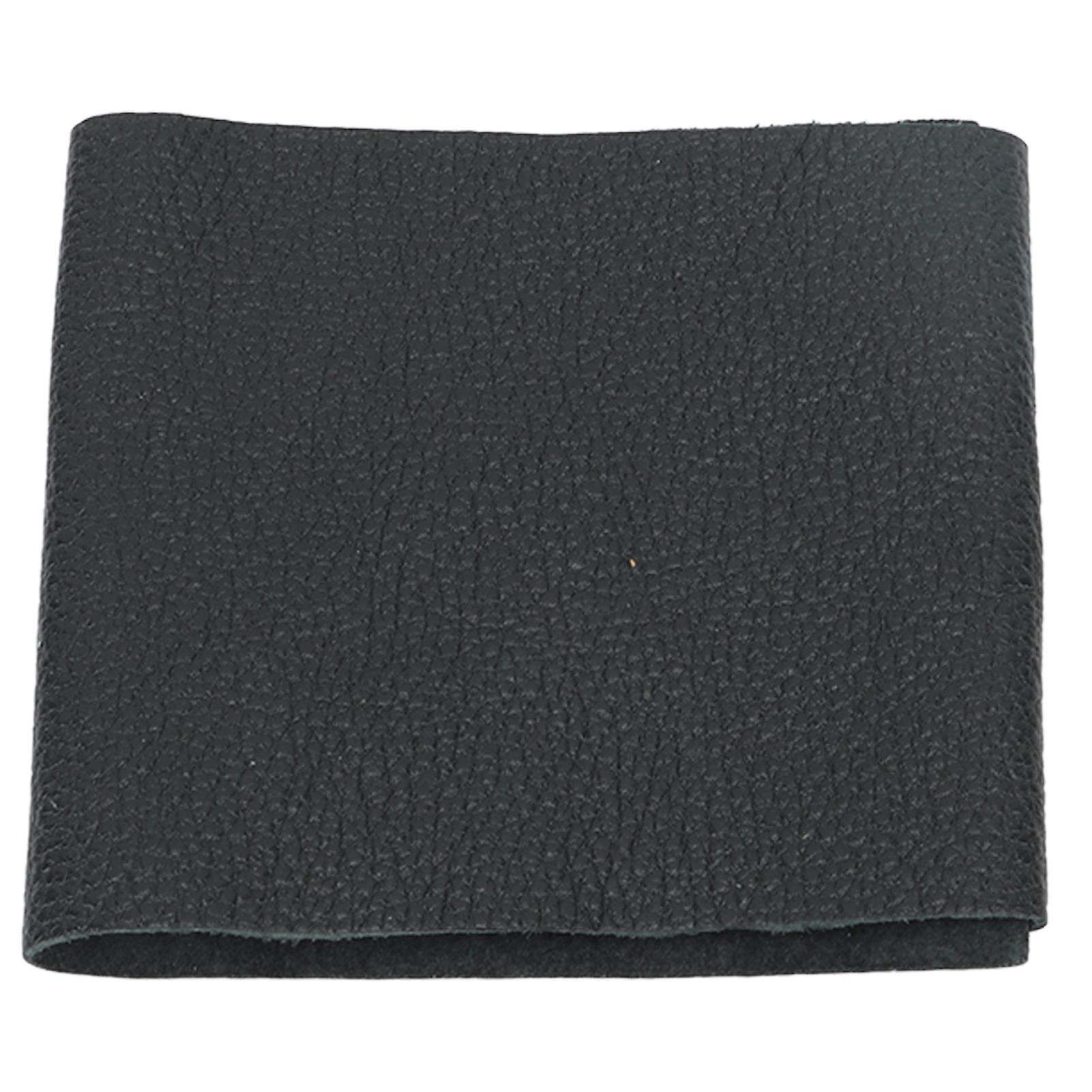 Wear-resistant leather pool cue grip for maintenance, black lychee pattern
