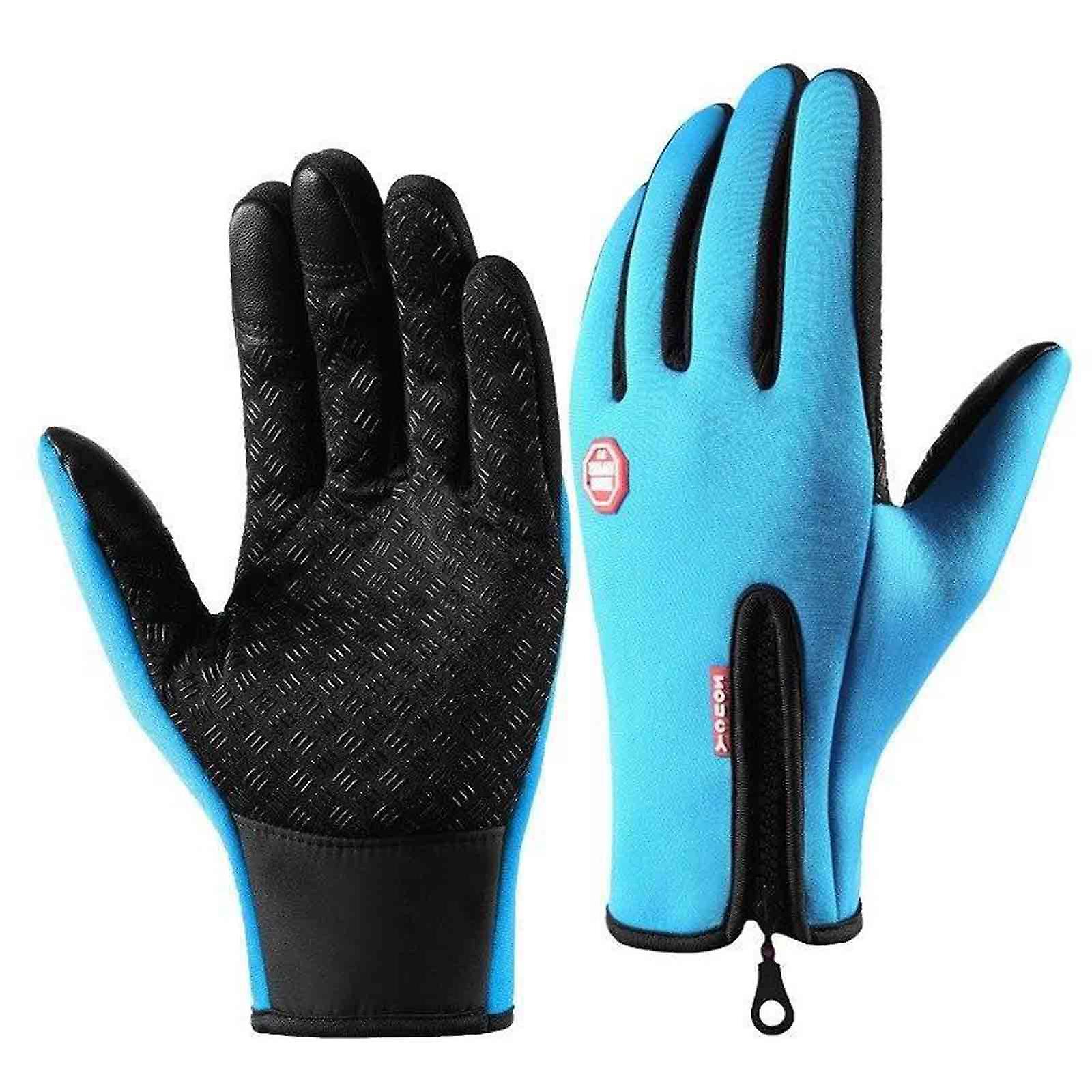 열 방풍 방수 겨울 장갑 터치 스크린 따뜻한 장갑 남성 여성