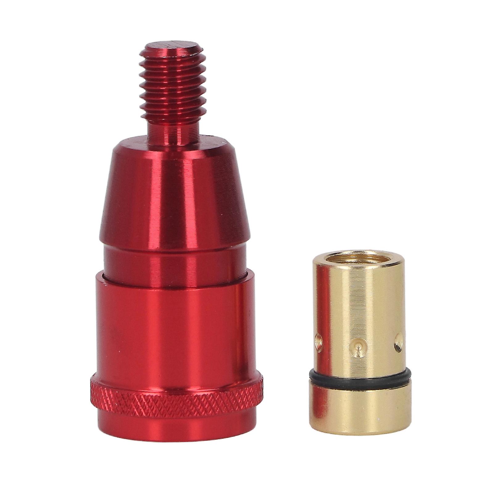 8mm Fishing Net Rod Pod Connector Anti Rotation Screw Net Head Adapter Universal Connector Fishing Accessories for Outdoor(red)