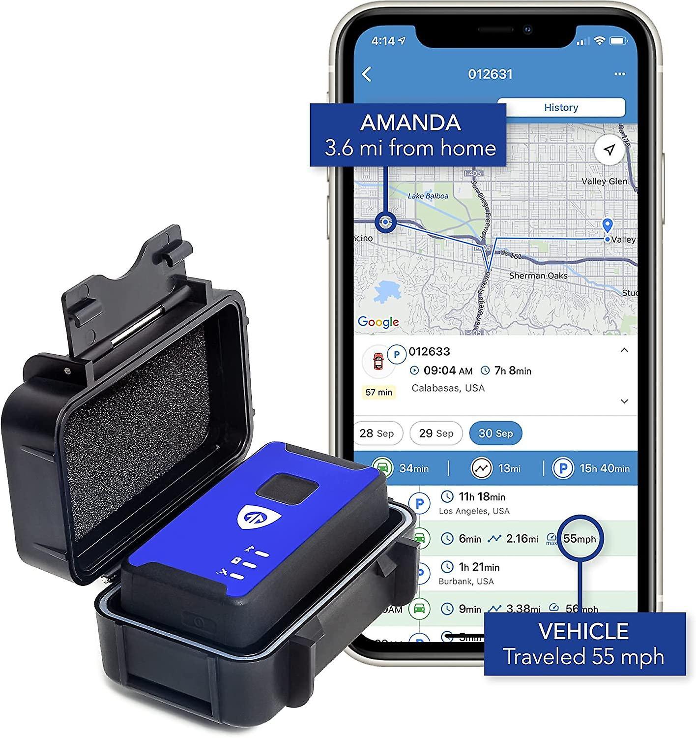 GPS Tracker pour véhicule - Localisateur GPS caché pour voiture - Tracker de localisation pour voiture - Real Time LTE Auto