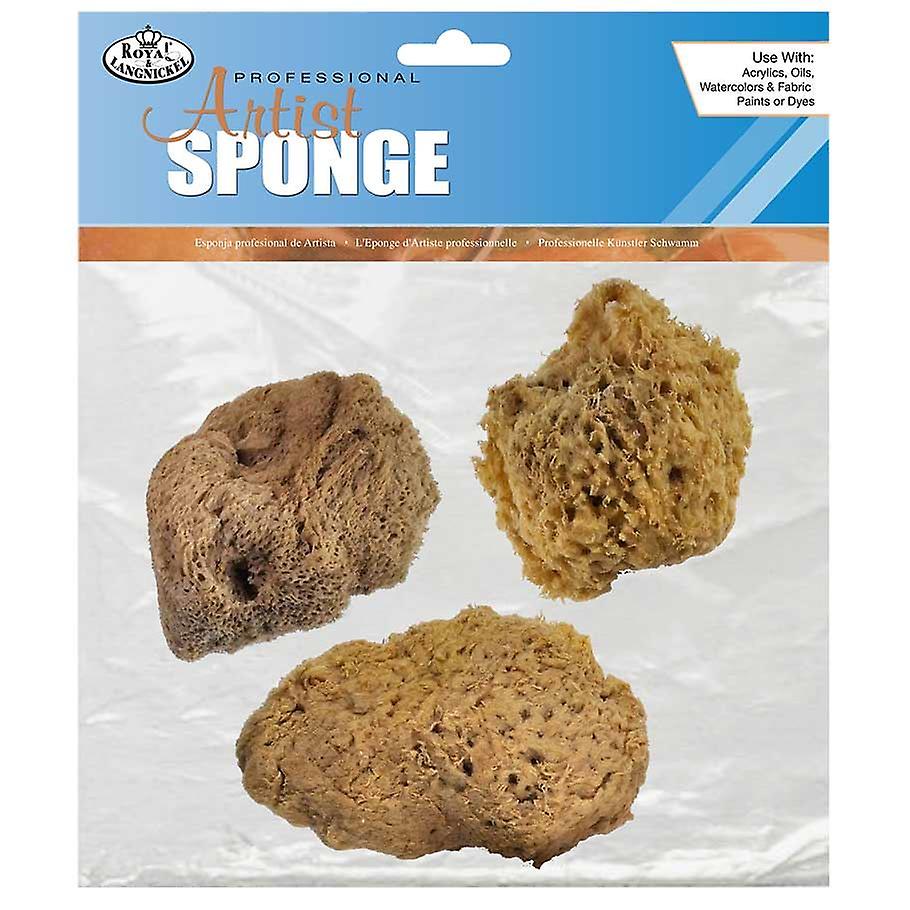 Royal & Langnickel Artist Large Sea Wool Sponge Set of 3