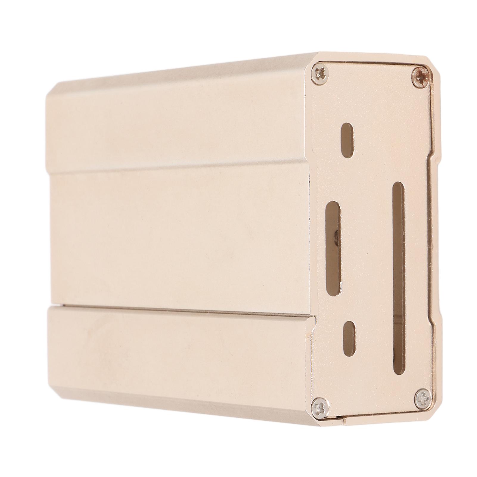 For RasPi 3B Case Aluminium Alloy Fast Cooling Easy Installation Metal Shell for RasPi Motherboard Protection