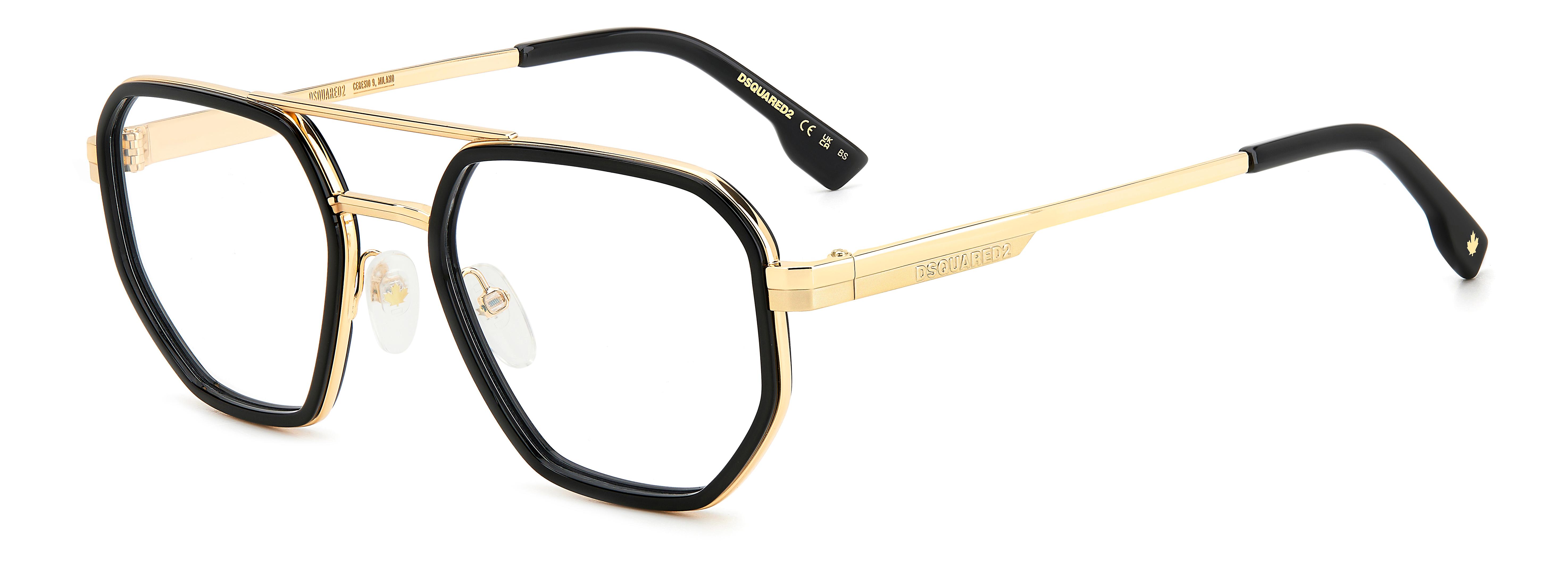 Eyewear Frames Dsquared2 D2 0111 BLACK 52/20/145 Man