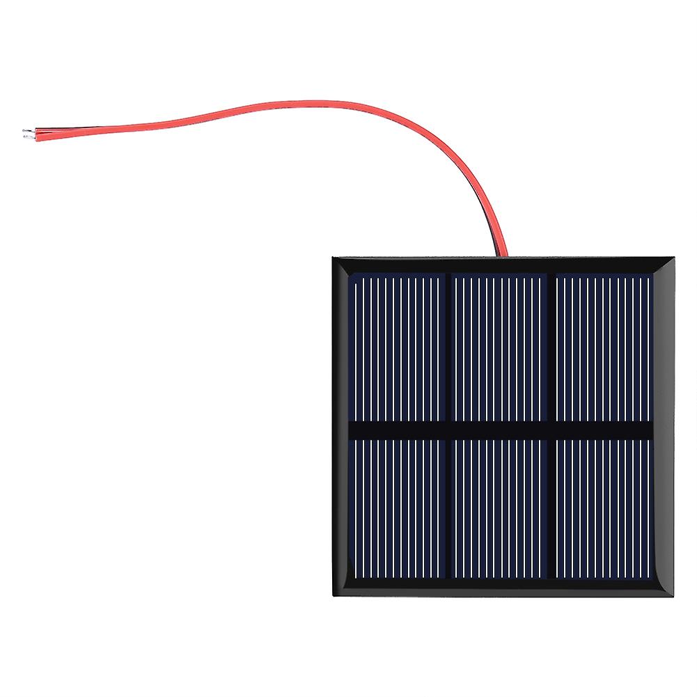 Mini panneau solaire portable 0,7 W 1,5 V, module d'alimentation DIY pour batterie 1,2 V avec fil 70 x 70 mm