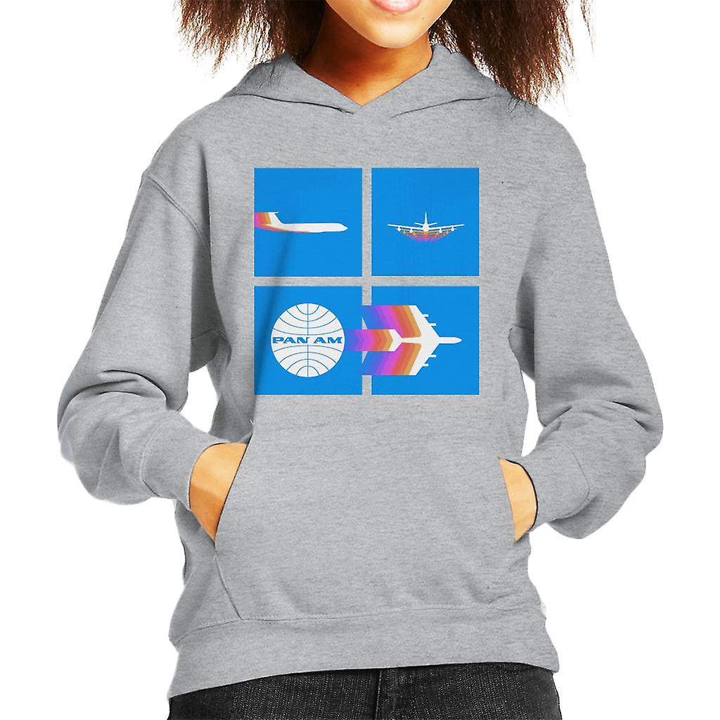Pan Am Takeoff Silhouette Kid's Hooded Sweatshirt