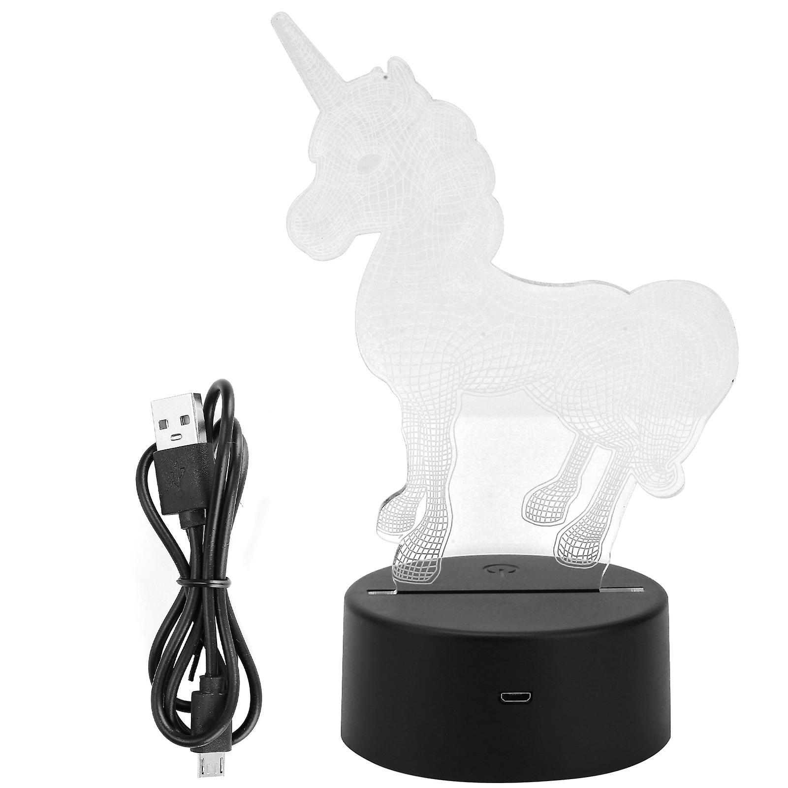 3D Night Lamp Light Touch Switch USB Battery Creative Visual Lighting Decoration Gift