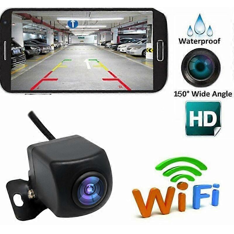 HD WIFI Wireless Backup Camera Backup Camera for Car, Vehicles, WiFi Backup Camera with Night Vision, IP67 Waterproof LCD Wireless Reversing Monitor