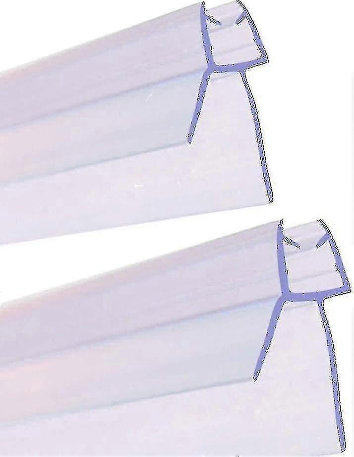 2 قطعة 900 مم ختم باب الدش - زجاج مستقيم / منحني ، 46 مم ، أقصى خلوص 20 مم