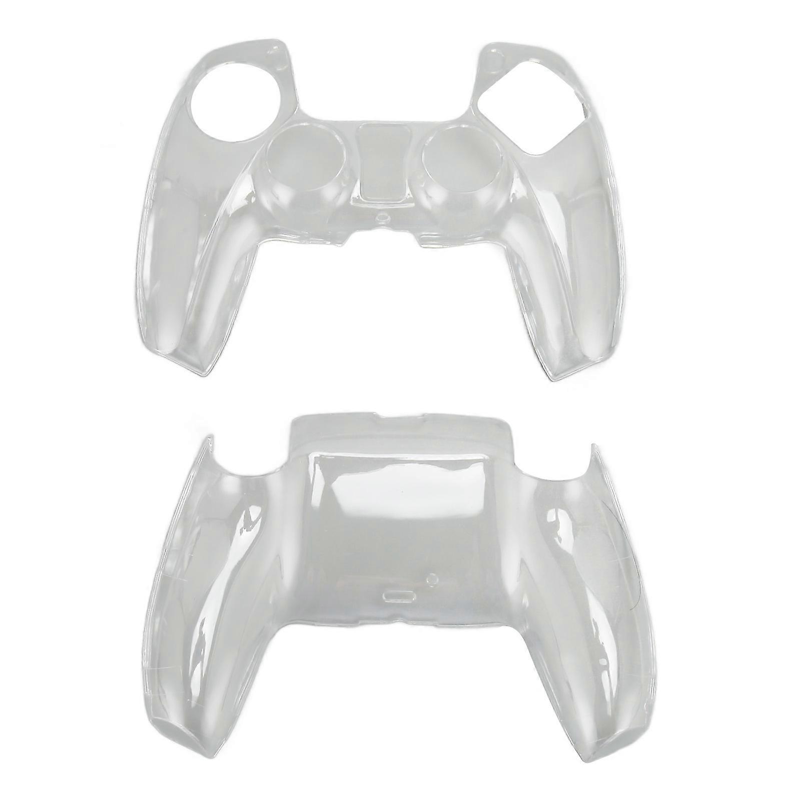 Gamepad Clear Case Shockproof Scratch Proof Portable Hard PC Protective Cover for PS5 Controller