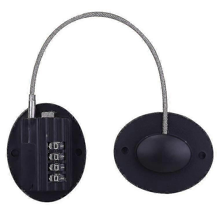 Refrigerator Lock - Heavy Duty Combination Fridge Lock(1pcs black)