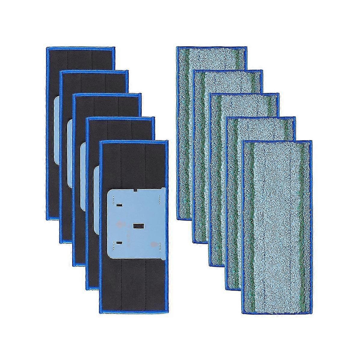 10er-Pack Mopp-Pad, kompatibel mit Jet M6 Ultimate Robot Mopp, waschbares Mikrofaser-Ersatz-Reinigungspad