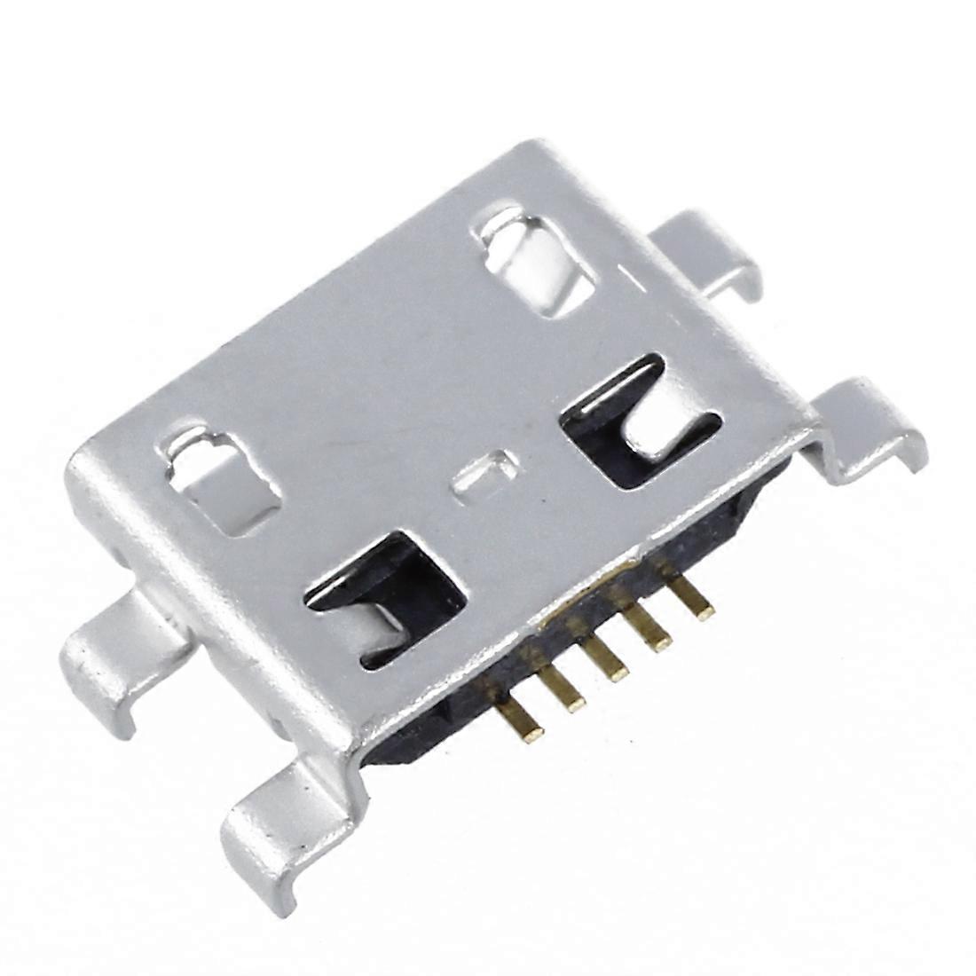 10 x Type B Female Silver Mini USB 5 Pin Socket Charger Mount Receptacle Connector