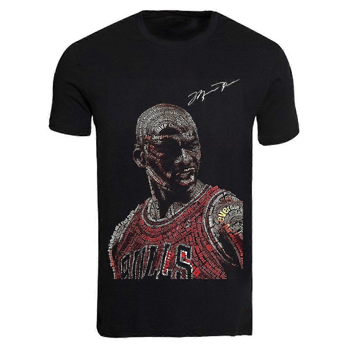Tričko Michael Jordan Black Lettring