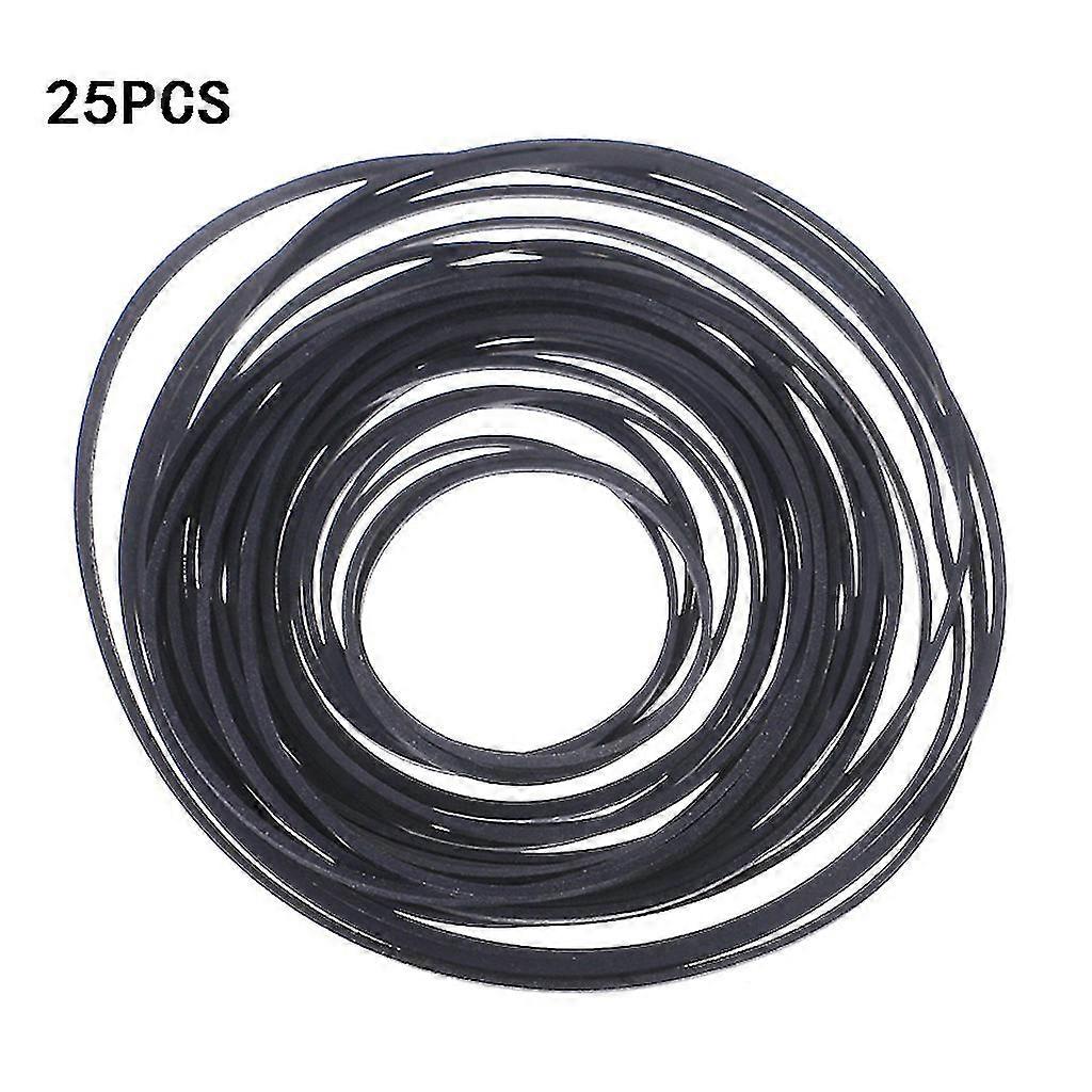 45-130mm العالمي 1mm عرض مربع المطاط حزام ميكس كاسيت الشريط آلة حزام بكرة محرك حزام للمسجلات ووكمان دي في دي القرص الدوار 25 جهاز كمبيوتر شخصى