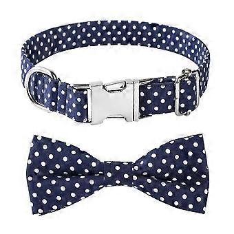 Lionet Pfoten Hund und Katze Halsband mit Fliege, weich und bequem, einstellen