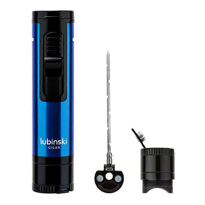 Luxfo Cigar Lighter Multi-Functional 5-In-1 Portable Windproof Inflatable Cigar Lighter Single Straight Forward