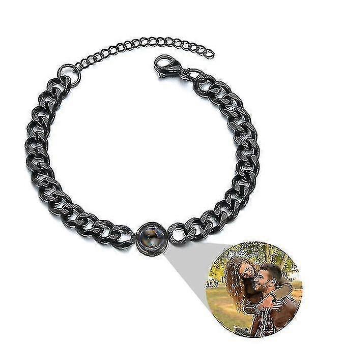 Custom Photo Bracelets For Women Men Personalized Projection Picture Tao
