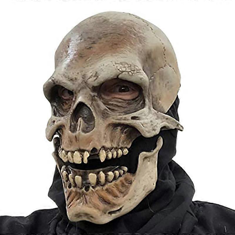 Creepy Halloween Skull Mask Full Head Mask Latex