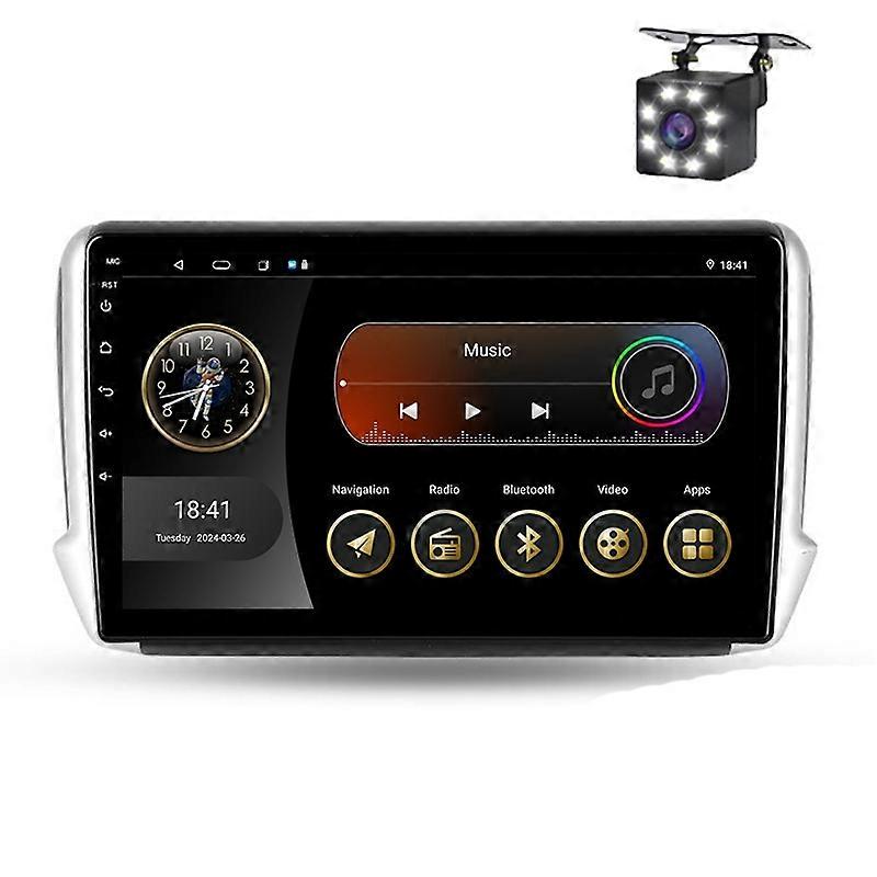 Car Radio For Peugeot 2008 1 2013 - 2020 Multimedia Video Carplay Navigation GPS