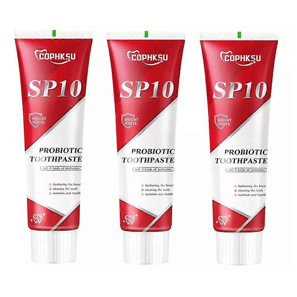 Cophksu Sp10 معجون أسنان بروبيوتيك ، معجون أسنان مبيض للغاية Sp10 ، معكرونة أسنان