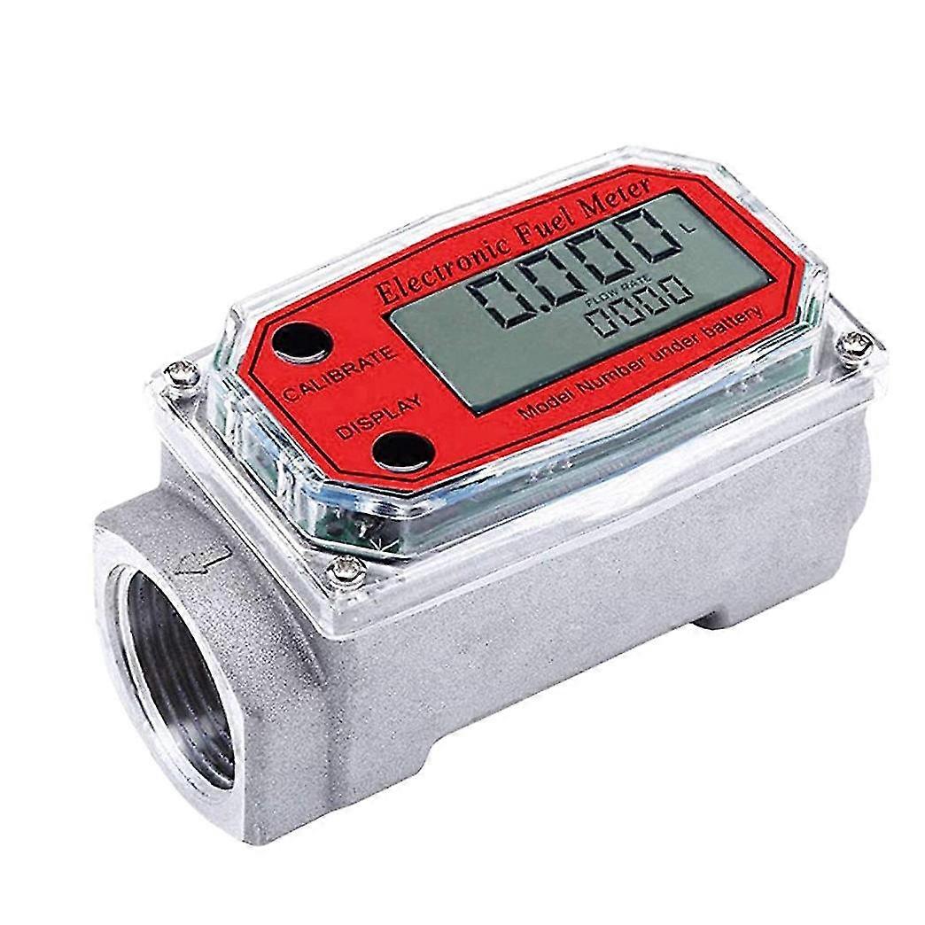 1 Inch Digital Flowmeter Digital Lcd Display With Npt Counter Fuel Flowmeter For Measuring