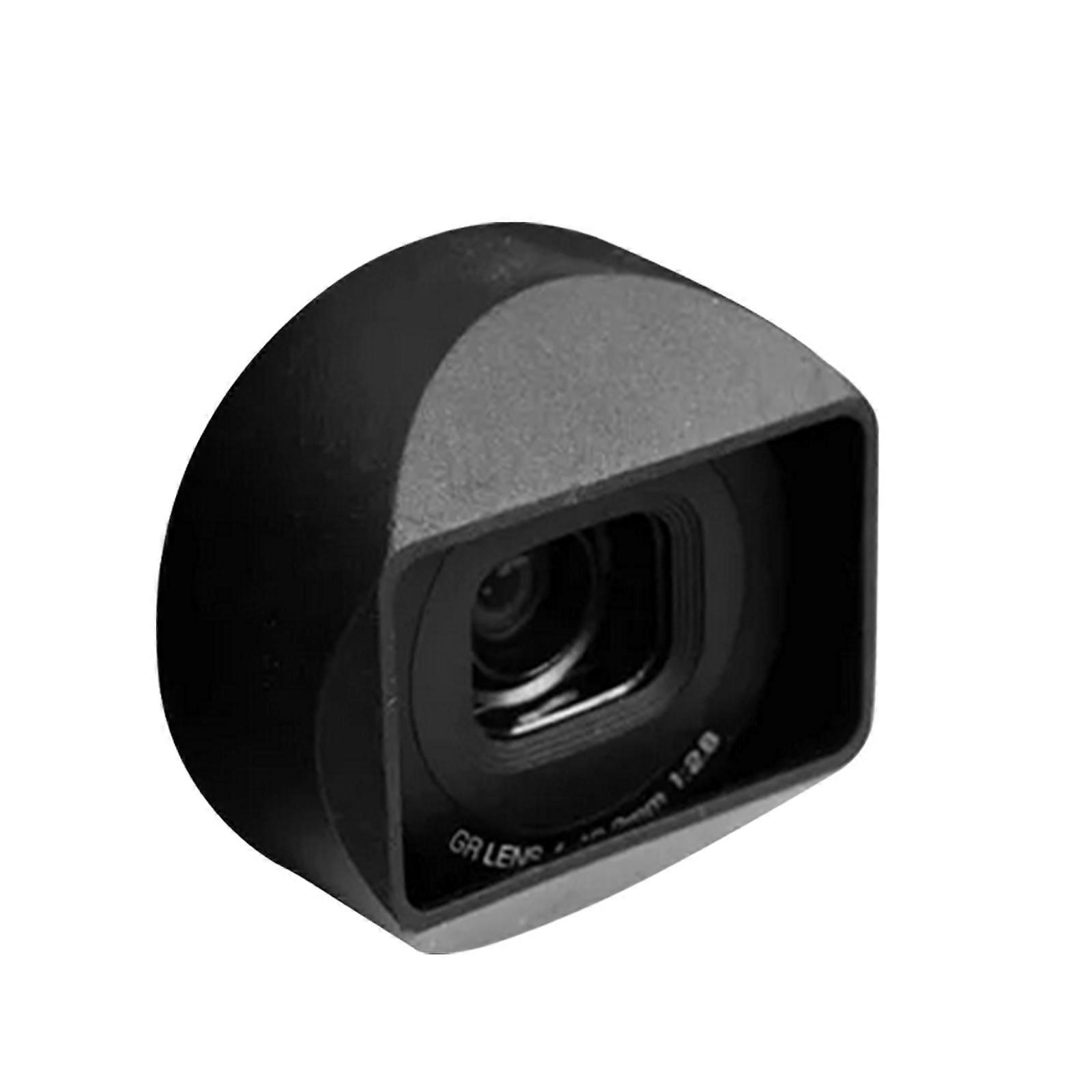 3D Printed Ricoh GR/GR2 Rectangle Lens Hood & Cap - Protective Cover