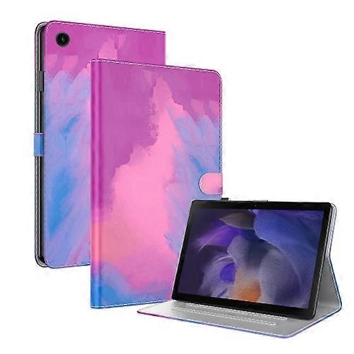 For Samsung Galaxy Tab 9 Watercolor Pattern Flip Leather Tablet Case