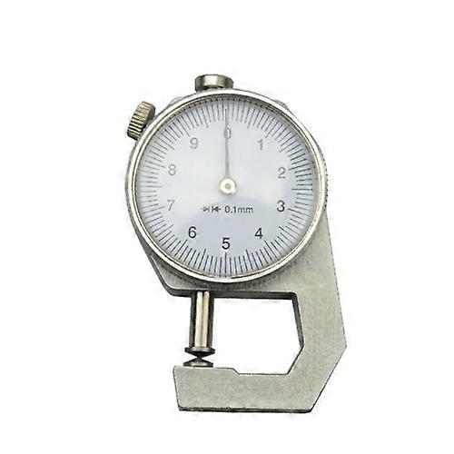 0-10mm Dial Thickness Gauge Leather Paper Thickness Meter Tester