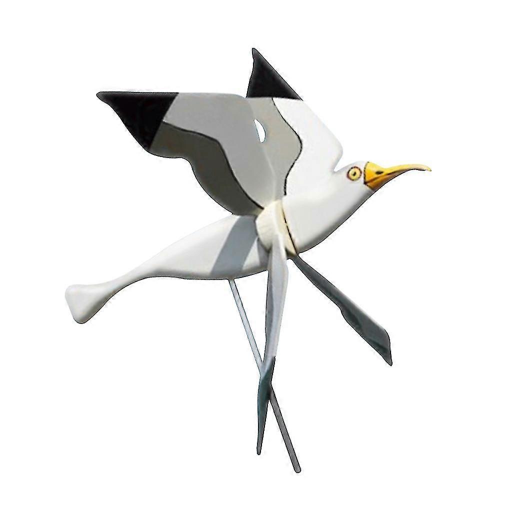 Windmill Decoration Bird Shape Garden Wind Ornament Resin