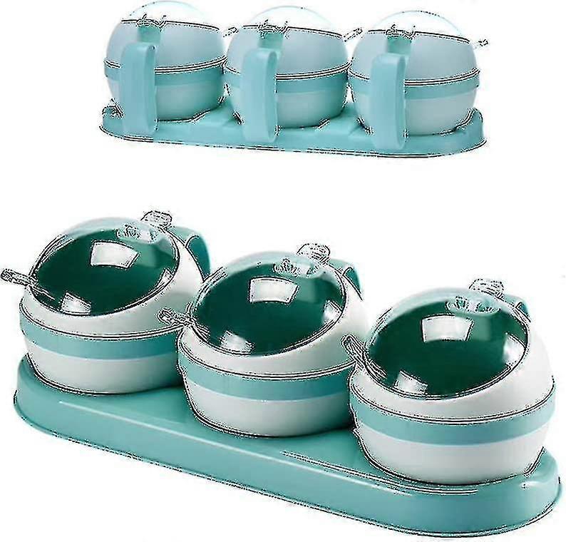 Seasoning Box, Seasoning Rack Spice Pots, Storage Container Condiment Jars