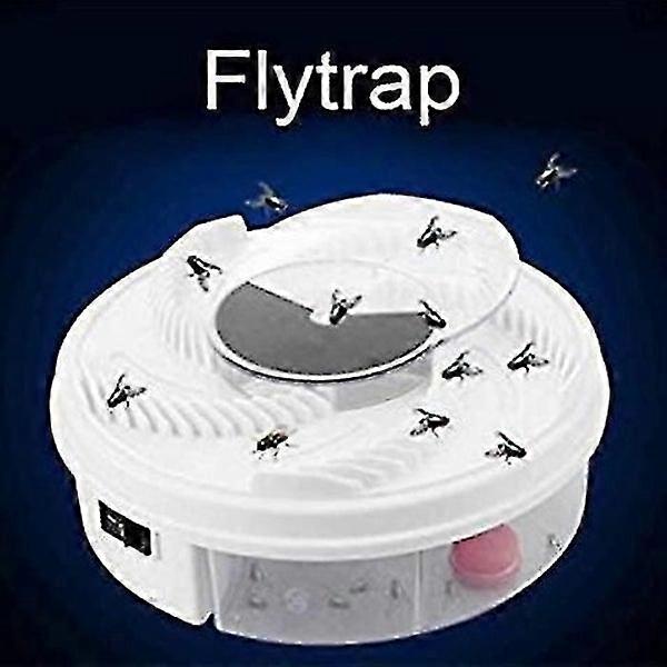 Automatic Electric Flytrap: Pest Catcher, Insect Repellent, Anti-Rotating, Killer