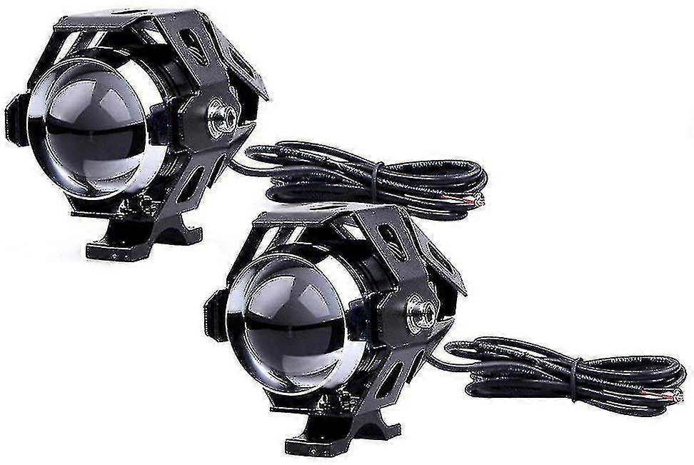2 X Motorcycle Front Headlight  Waterproof U5 Led Motorcycle Headlight Fog Light