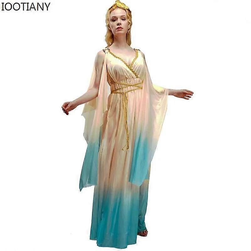 Robe Déesse Grecque Fille - Costume Grec Antique Halloween Et Fête