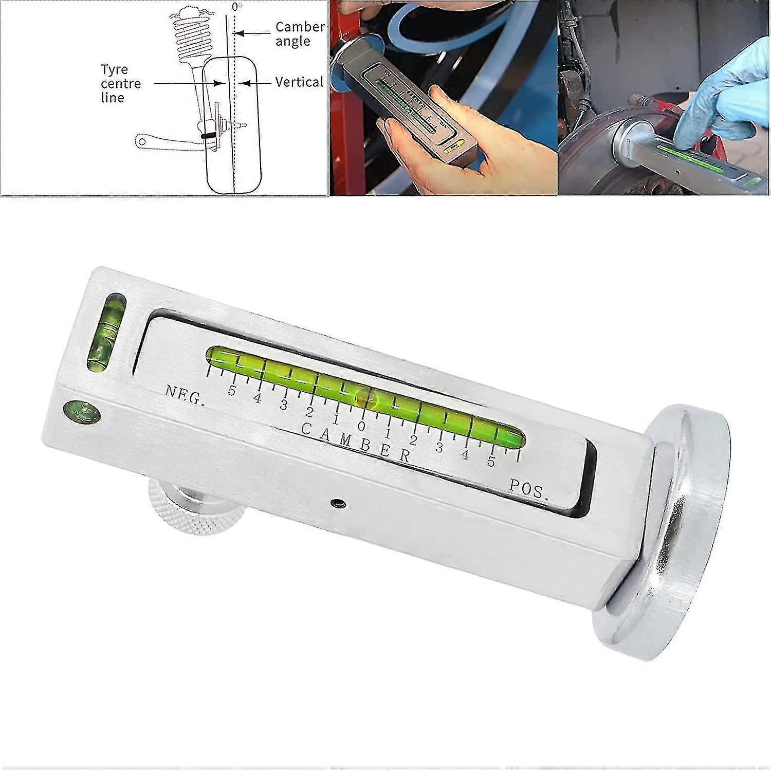 Adjustable Magnetic Gauge Tool Castor Strut Wheel Alignment Tool For Truck Car Tire Repair