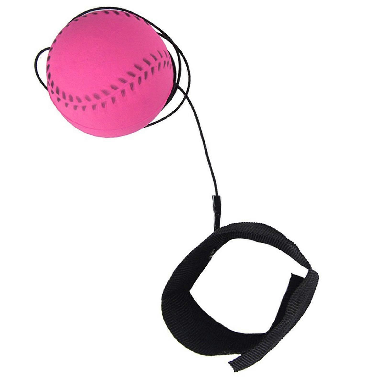 Wrist Return Ball Portable High Elasticity Tear-Resistant Football Shape Bouncy Ball Wristband Toy Indoor Supply Kaesi